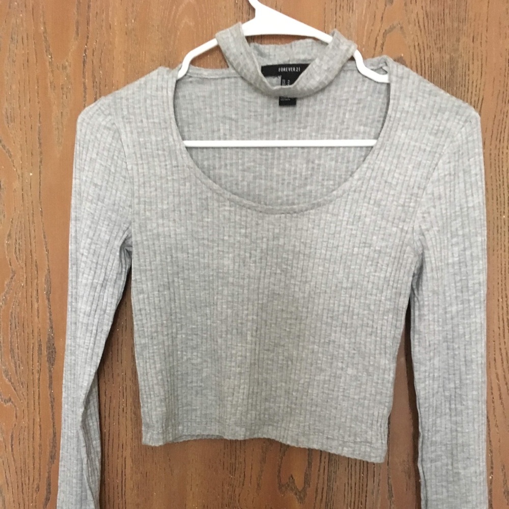 Forever21 Choker Crop Top